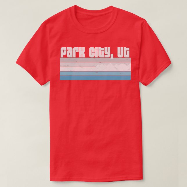 Camiseta Esquí de montaña Utah Park City (Diseño del anverso)