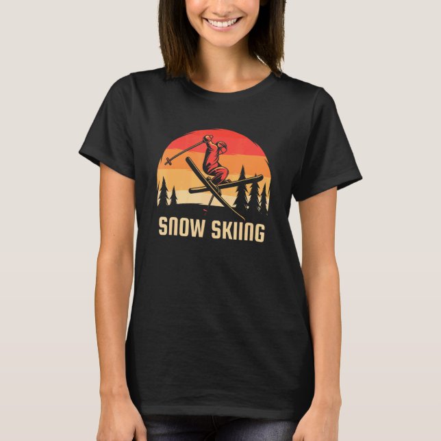 Camiseta Esquí de nieve (Anverso)