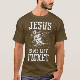 Camiseta Esquí de nieve cuesta abajo Jesús Mi Deporte de In