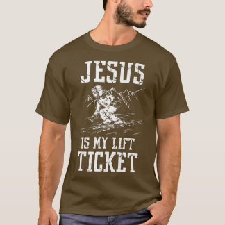 Camiseta Esquí de nieve cuesta abajo Jesús Mi Deporte de In