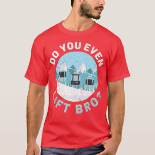 Camiseta Esquí de nieve cuesta abajo ¿Levantan Deportes De 