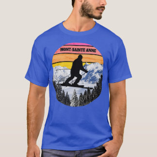 Camiseta Esquí de nieve Mont Sainte Anne Esquíes Canadá