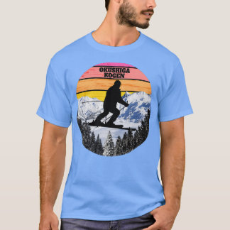 Camiseta Esquí de nieve Okushiga Kogen Campos de esquí Hons