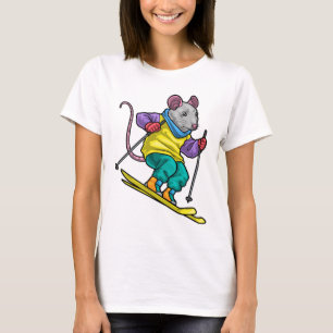 Camiseta Esquí de rata Patinador Deportes de invierno