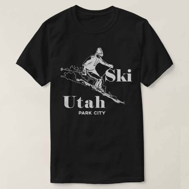Camiseta Esquí de Utah (Diseño del anverso)