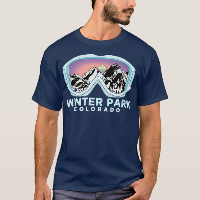 Camiseta Esquí de Winter Park Diseño Parque de Invierno (Anverso)