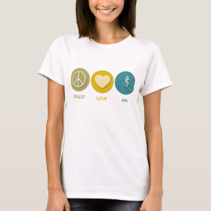 Camiseta Esquí del amor de la paz