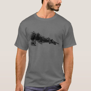Camiseta Esquí del jet en onda