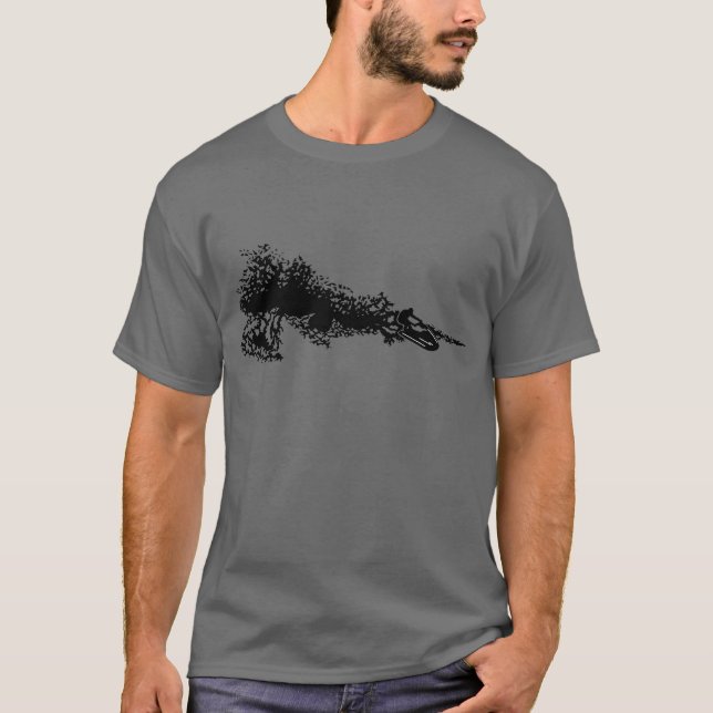 Camiseta Esquí del jet en onda (Anverso)