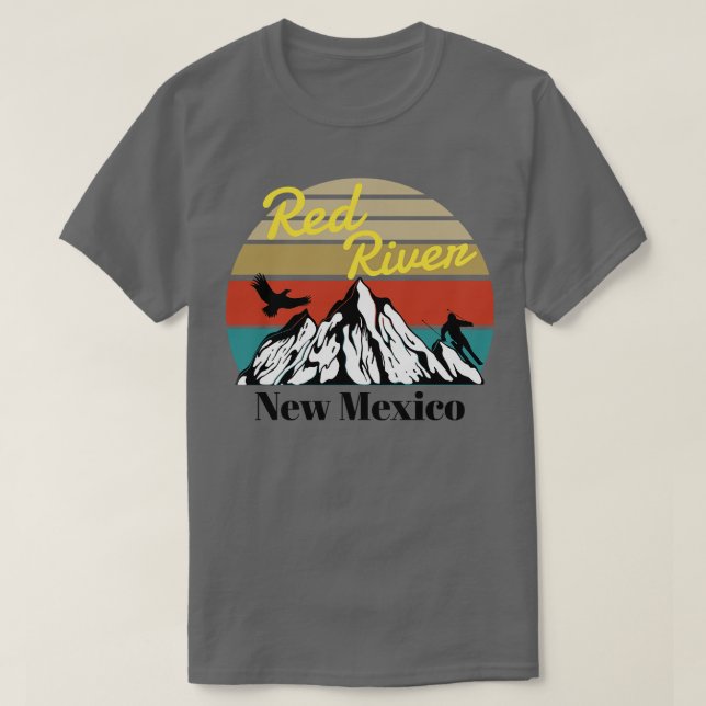 Camiseta Esquí del Río Rojo Nuevo México (Diseño del anverso)