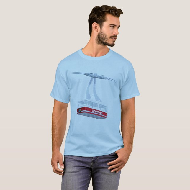 Camiseta Esquí del Snowbird (Anverso completo)