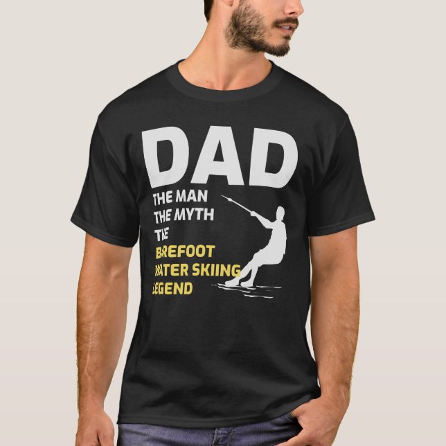 Camiseta Esquí descalzo Deportes náuticos Motobarco (Anverso)