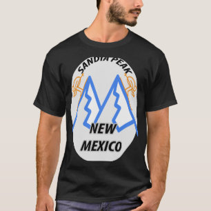 Camiseta Esquí En el Círculo SANDIA PEAK Nuevo México