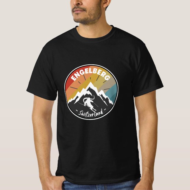Camiseta Esquí En Engelberg - Suiza (Anverso)