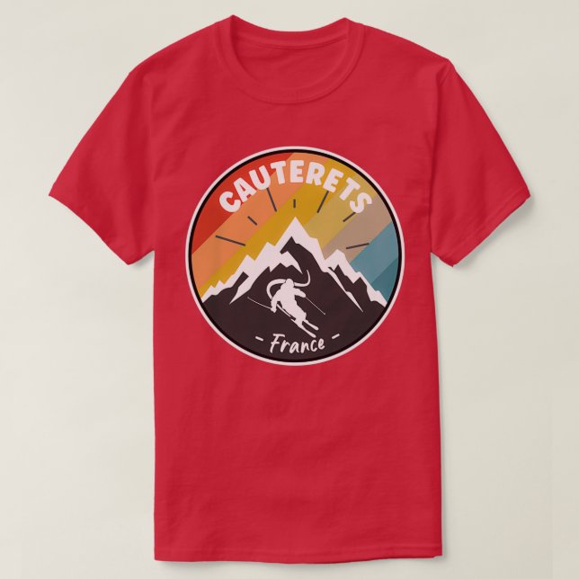 Camiseta Esquí En Francia Cauterets (Diseño del anverso)