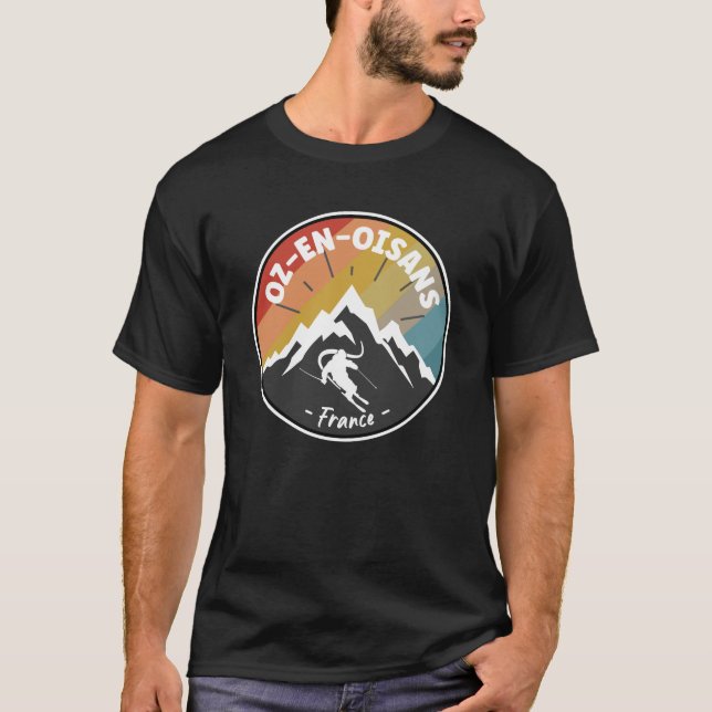 Camiseta Esquí En Francia Oz-en-Oisans (Anverso)