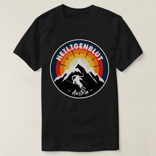 Camiseta Esquí En Heiligenblut Austria Vintage (Diseño del anverso)