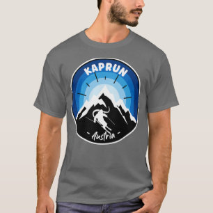 Camiseta Esquí En Kaprun Austria Azul