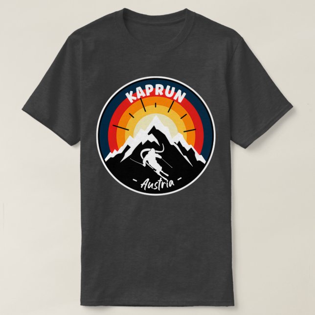 Camiseta Esquí En Kaprun Austria Vintage (Diseño del anverso)