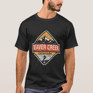 Camiseta Esquí en la montaña de nieve vintage Beaver Creek
