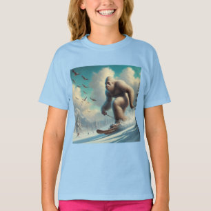 Camiseta Esquí en pie de playa