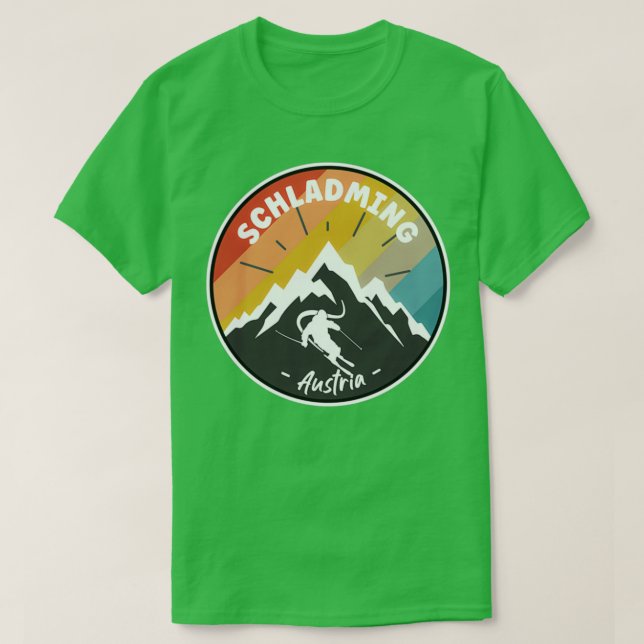 Camiseta Esquí En Schladming Austria (Diseño del anverso)