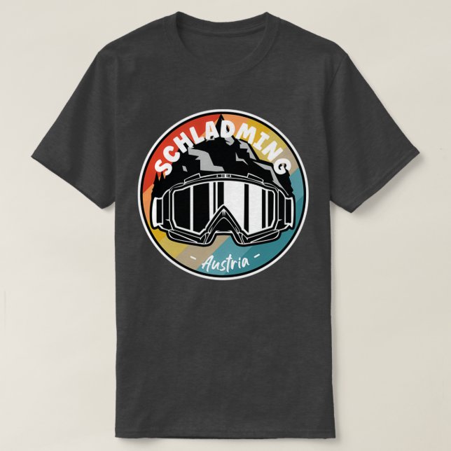 Camiseta Esquí En Schladming Austria 1 (Diseño del anverso)