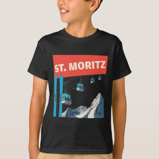 Camiseta Esquí en St. Moritz - Retro St. Moritz Esquí
