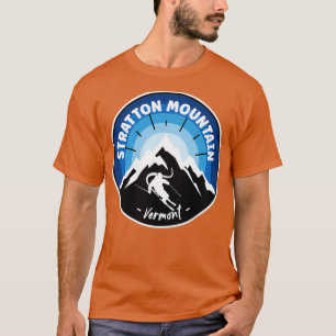 Camiseta Esquí En Stratton Mountain Vermont Blue