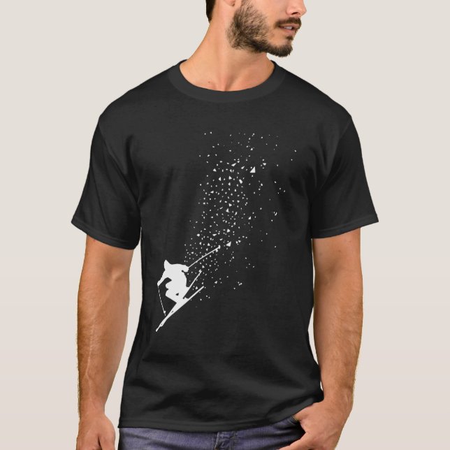 Camiseta Esquí - Esquí libre Freeski Deportivo de Invierno (Anverso)