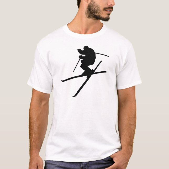 Camiseta Esquí - estilo libre del esquí (Anverso)
