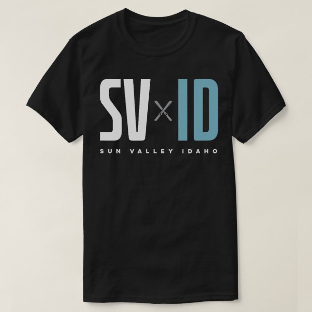 Camiseta Esquí gráfico de Sun Valley Idaho (Diseño del anverso)