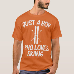 Camiseta Esquí Guay Para Niños Esquí Esquí Snowboard Wint