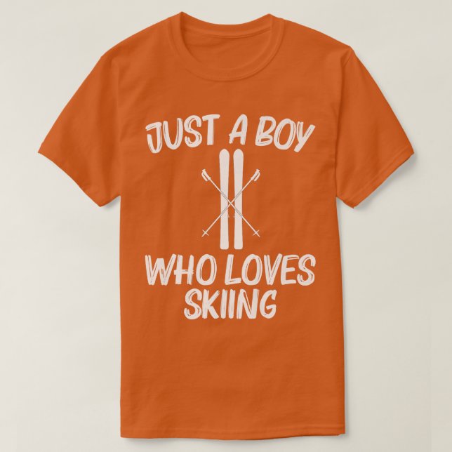 Camiseta Esquí Guay Para Niños Esquí Esquí Snowboard Wint (Diseño del anverso)