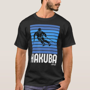 Camiseta Esquí Hakuba Japón Esquina retro vintage de deport