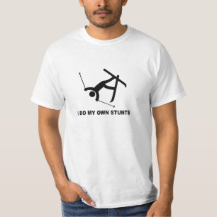 Camiseta esquí incondicional "hago stuntman de todos mis