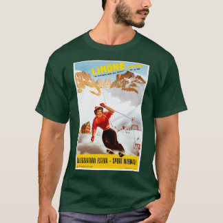 Camiseta Esquí Italia cosecha Limone Piemonte Viaje italian
