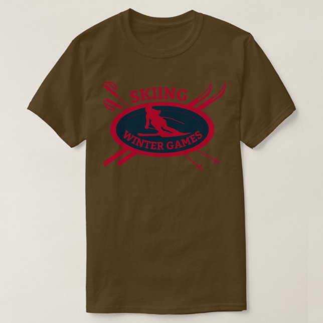 Camiseta Esquí Juegos de Invierno PyeongChang 2018 (Diseño del anverso)