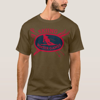 Camiseta Esquí Juegos de Invierno PyeongChang 2018