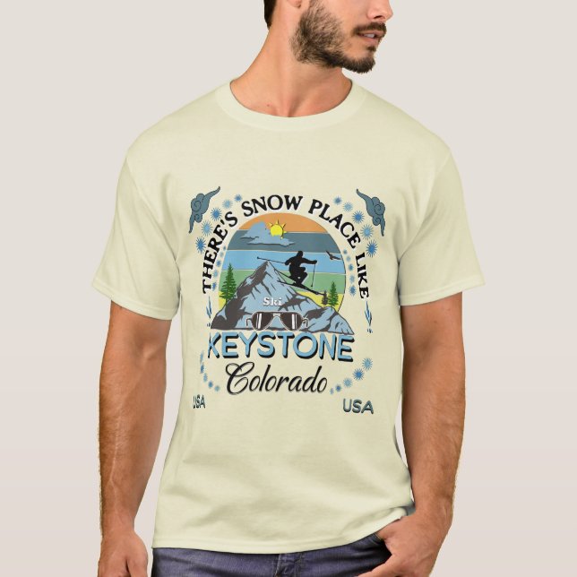 Camiseta Esquí Keystone Colorado (Anverso)