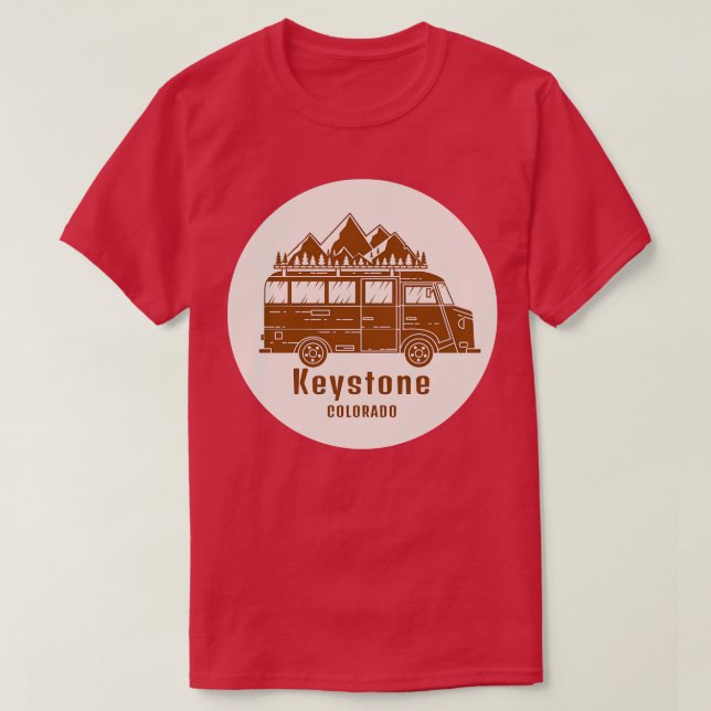 Camiseta Esquí Keystone Colorado 6 (Diseño del anverso)