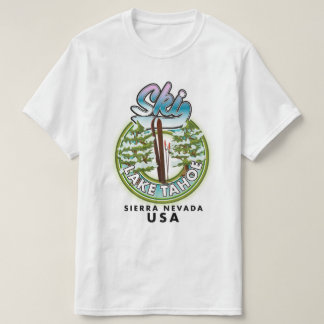 Camiseta Esquí Lake Tahoe Sierra Nevada EE. UU.