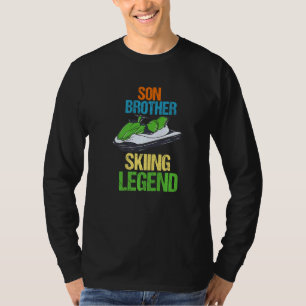 Camiseta Esquí Leyenda de esquí de descenso Ski Jetski Jet 
