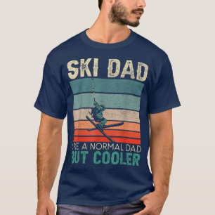 Camiseta Esquí masculino esquí padre montaña esquí invierno
