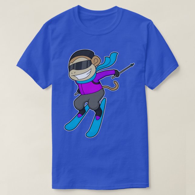 Camiseta Esquí Monkey Skier (Diseño del anverso)