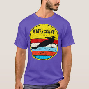 Camiseta Esquí náutico Retro Esquí Acuático Deportes Acuáti