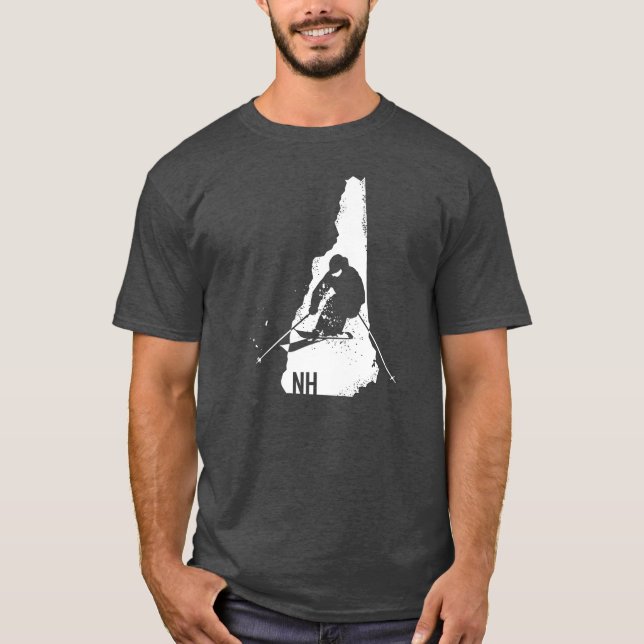 Camiseta Esquí New Hampshire (Anverso)