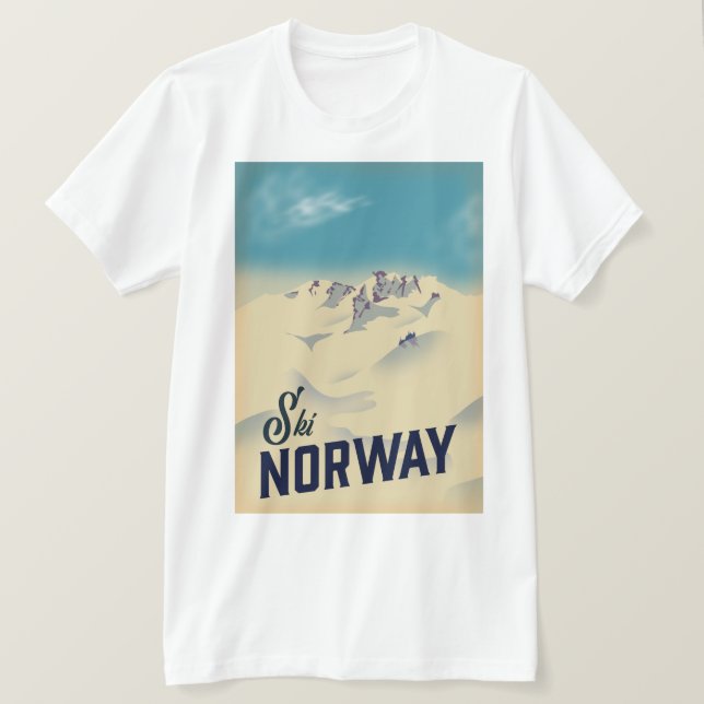 Camiseta Esquí Noruega (Anverso del diseño)