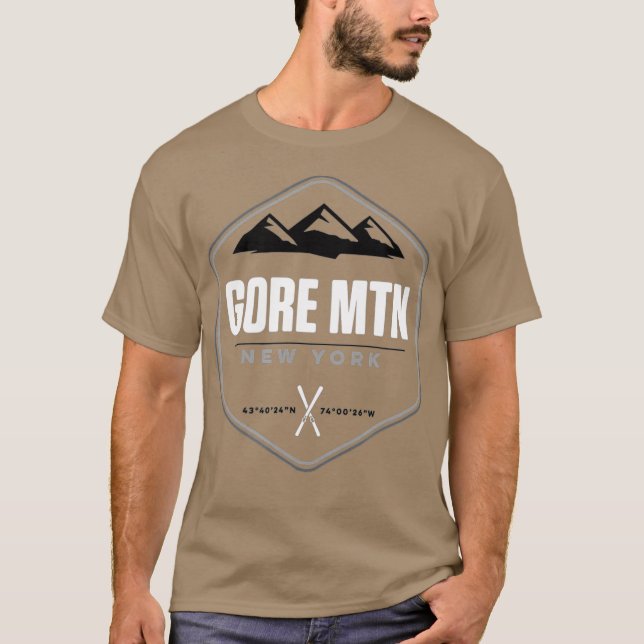Camiseta Esquí NY de Gore Mountain (Anverso)