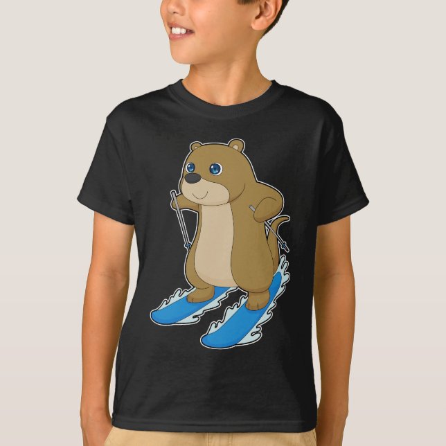 Camiseta Esquí Otter Skier (Anverso)